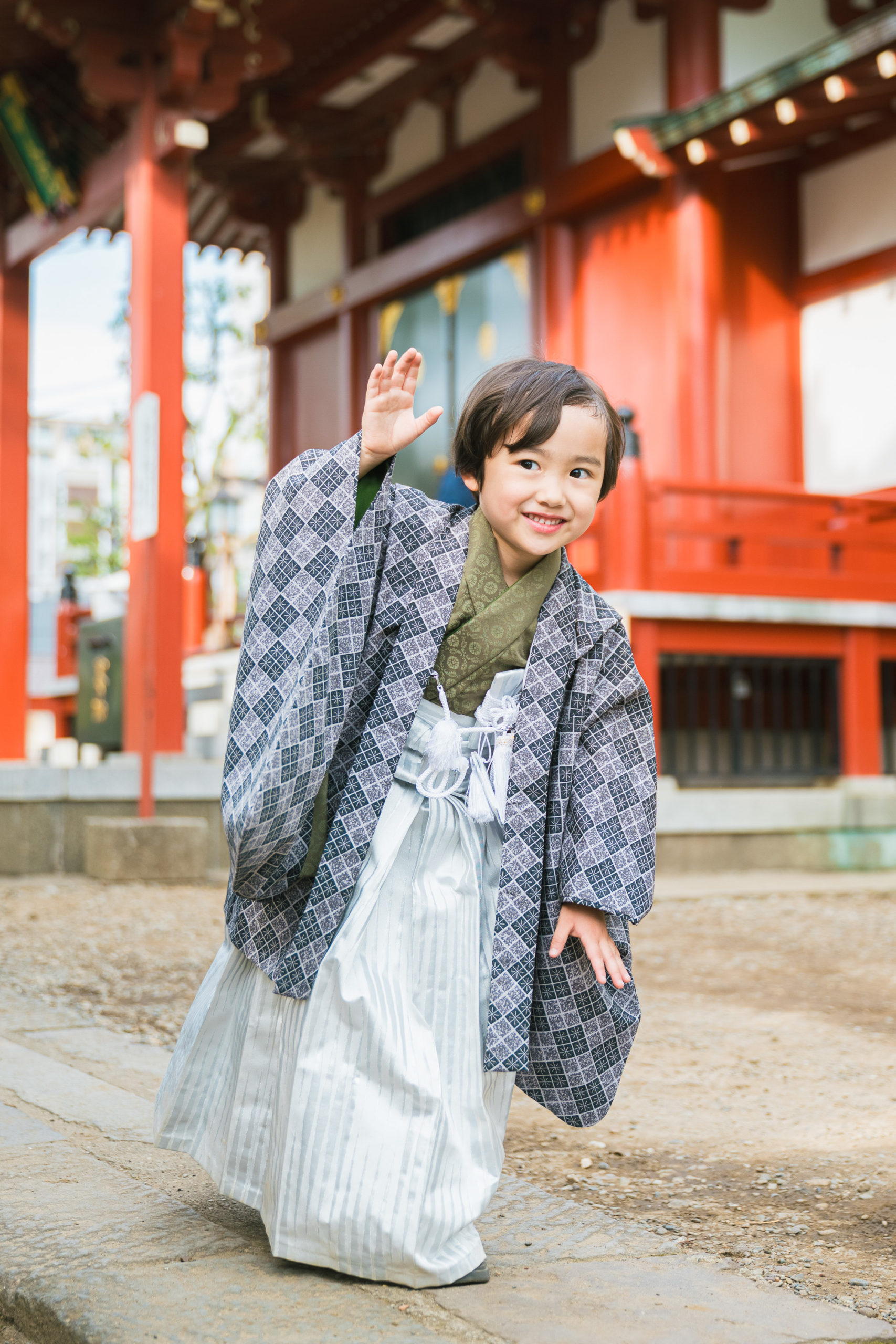 七五三着付けサンプル